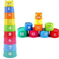 Alphabets and Numbers Cup Block