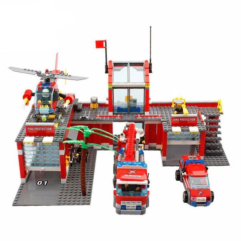 Fire Station Model Building Blocks